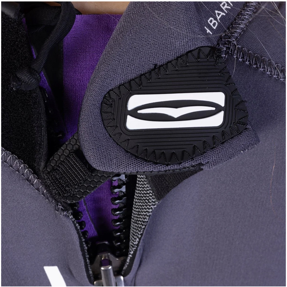 2025 Gul Womens Response 5/3mm GBS Back Zip Wetsuit RE1229-C1 - Grey / Marbel